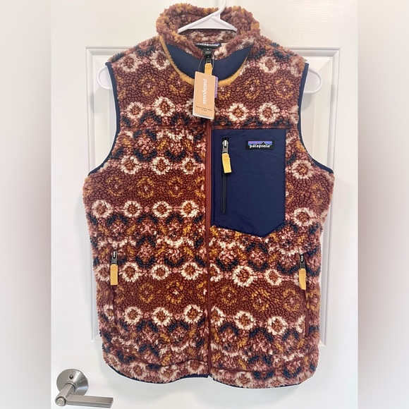 Patagonia NWT Retro-X Sherpa Fleece Zip-Up Vest - Picture 2 of 12